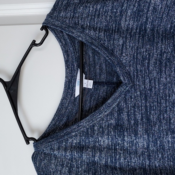 Time & Tru short sleeve top large (12-14) blue grey - Picture 3 of 11